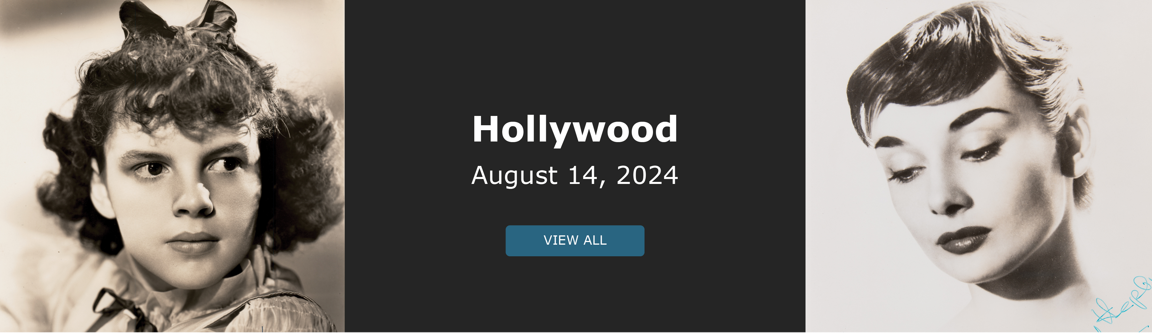 Hollywood. Auction closes August 14. View Lots!