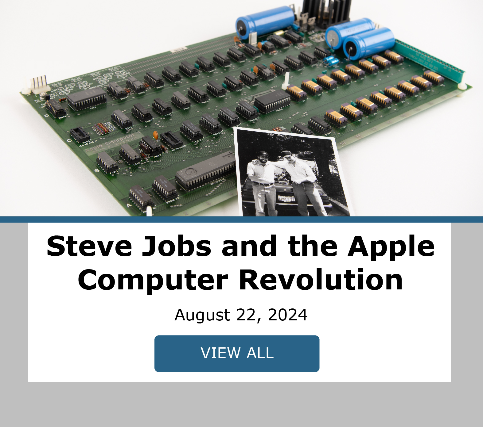 Steve Jobs and the Apple Revolution.. Auction closes August 22.. View Lots!