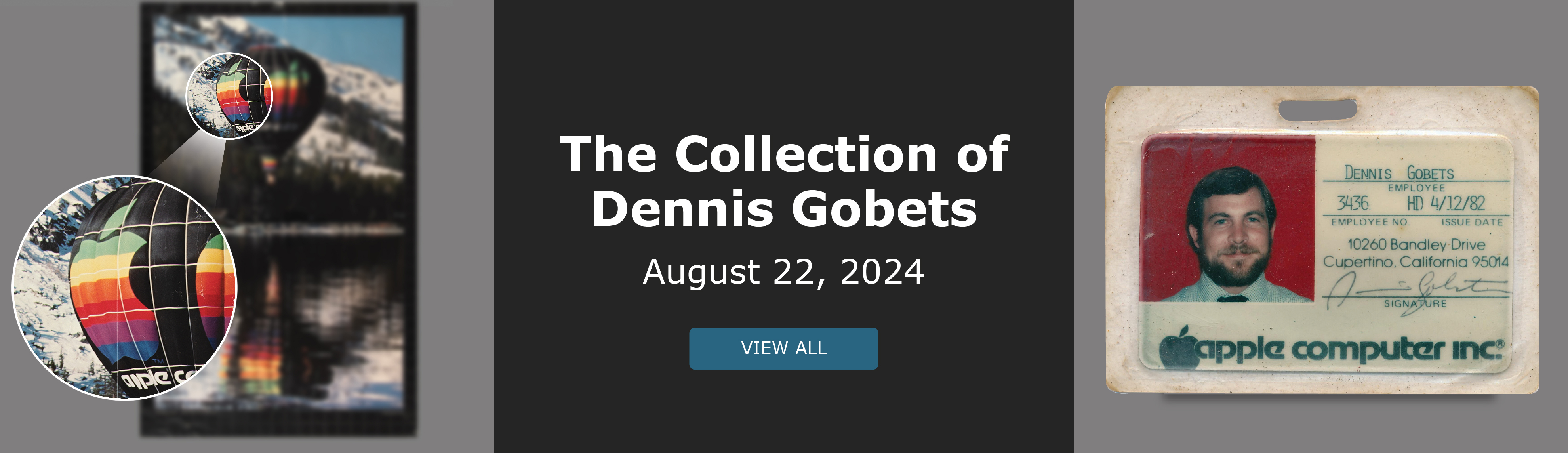 The Collection of Dennis Gobets. Auction closes August 22. View Lots!