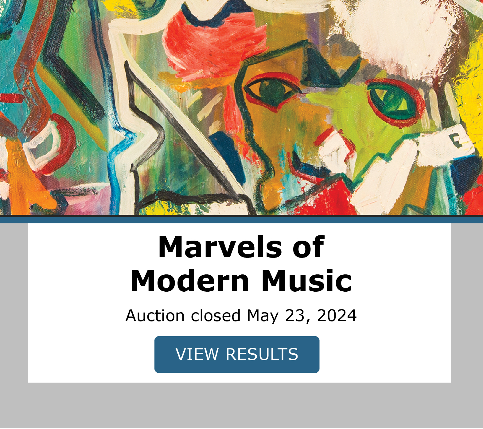 Marvels of Modern Music! Bidding closed May 23. View Results!