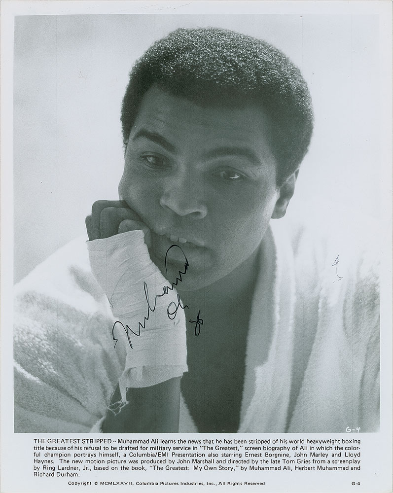 Lot #1162 Muhammad Ali