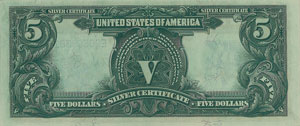 Lot #202 $5 Silver Certificate - Image 2