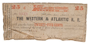 Lot #373 Western & Atlantic Railroad - Image 1