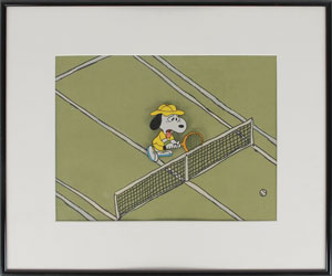 Lot #789 Snoopy production cel from  You're a Good Sport, Charlie Brown - Image 1