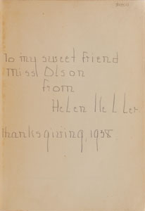 Lot #167 Helen Keller
