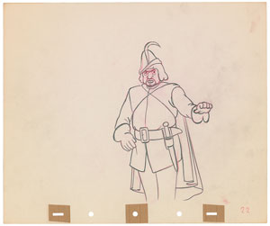 Lot #611 Huntsman production drawing from Snow