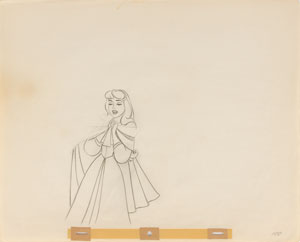 Lot #715 Princess Aurora production drawings from