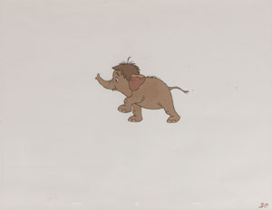 Lot #730 Elephant production cel from The Jungle Book - Image 1