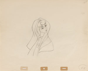 Lot #717 Briar Rose production drawing from