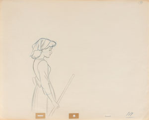 Lot #682 Cinderella production drawing from