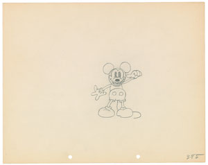 Lot #576 Mickey Mouse production drawing from Minnie’s Yoo Hoo