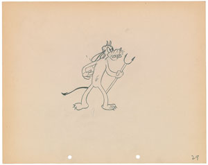 Lot #589 Pluto production drawings from Mickey’s Pal Pluto - Image 2