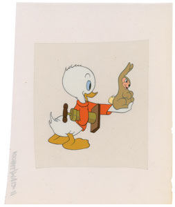 Lot #676 Huey production cel from Donald’s Off Day - Image 1
