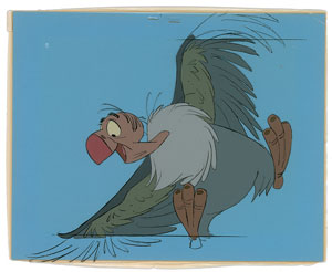 Lot #731 Buzzie production cel from The Jungle Book - Image 1