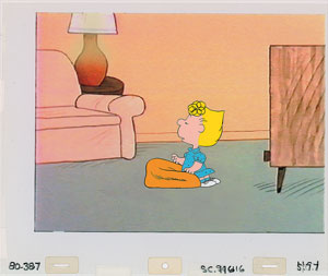 Lot #795 Sally production cels from Peanuts - Image 1