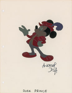 Lot #751 Mickey Mouse production model cel from The Prince and the Pauper - Image 1