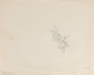 Lot #652 Mickey Mouse production drawing from