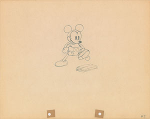 Lot #591 Mickey Mouse production drawing from Mickey’s Gala Premiere