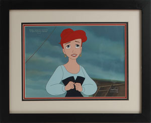 Lot #763 Ariel production cel and production background from The Little Mermaid II - Image 1