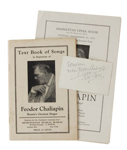 Lot #898 Feodor Chaliapin - Image 2