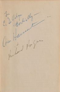 Lot #645 Rodgers and Hammerstein