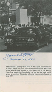 Lot #222 Kennedy Assassination: James W. Altgens - Image 1