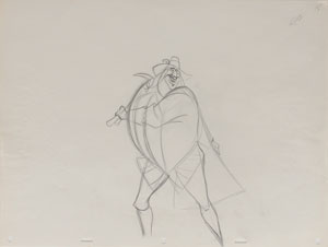 Lot #757 Governor Ratcliffe production drawing from  Pocahontas - Image 1