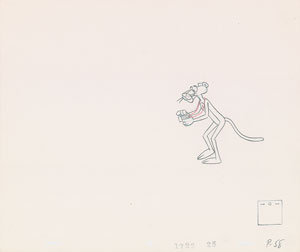 Lot #806 Pink Panther production cels and drawings from  Pink Panther - Image 5