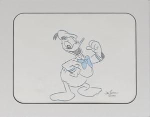 Lot #764 Donald Duck drawing - Image 1