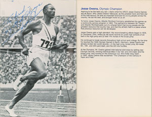 Lot #1178 Jesse Owens