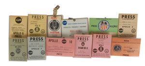 Lot #502 NASA Launch Press Passes - Image 1