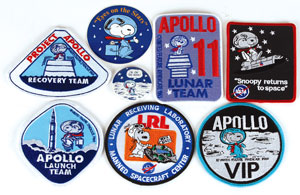 Lot #504 NASA Snoopy Patches - Image 1