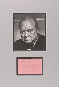 Lot #185 Winston Churchill - Image 2