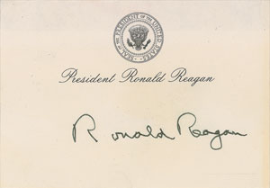 Lot #136 Ronald Reagan - Image 1
