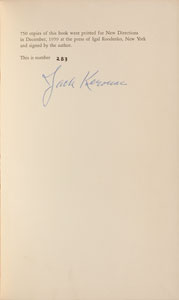 Lot #831 Jack Kerouac