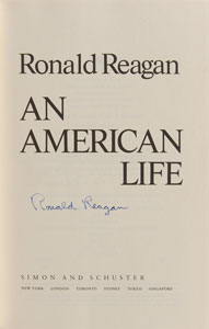 Lot #138 Ronald Reagan