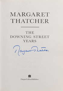 Lot #313 Margaret Thatcher
