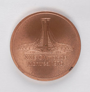 Lot #9100 Montreal 1976 Summer Olympics Bronze Participation Medal - Image 1