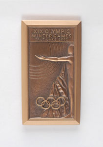 Lot #9142 Salt Lake City 2002 Winter Olympics Bronze Participation Medal - Image 1