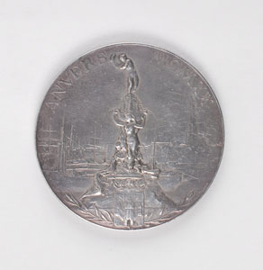 Lot #9025 Antwerp 1920 Summer Olympics Silver Winner’s Medal - Image 2