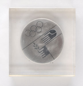 Lot #9095 Munich 1972 Summer Olympics Steel Participation Medal - Image 2