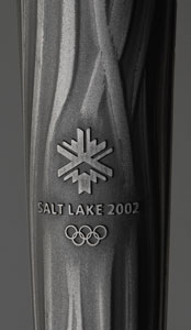Lot #9143 Salt Lake City 2002 Winter Olympics Torch - Image 2