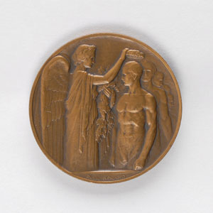 Lot #9029 Paris 1924 Summer Olympics Bronze Participation Medal - Image 1