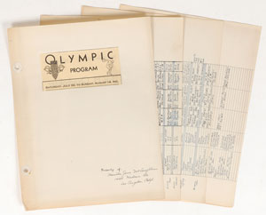 Lot #9043  Los Angeles 1932 Summer Olympics Candid Photos and Autograph Archive - Image 3