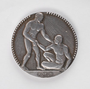 Lot #9028 Paris 1924 Summer Olympics Silver Winner’s Medal - Image 2