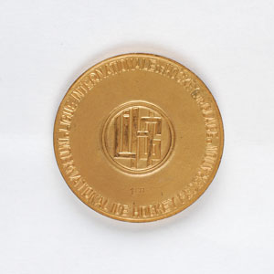 Lot #9075 Squaw Valley 1960 Winter Olympics / World Championship Hockey Gold Winner’s Medal - Image 2