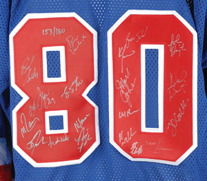 Lot #9104 Lake Placid 1980 Winter Olympics Miracle on Ice Signed Jersey - Image 3