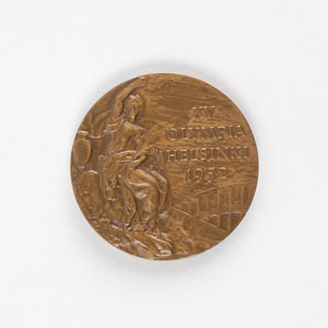 Lot #9066 Helsinki 1952 Summer Olympics Bronze Winner’s Medal - Image 1