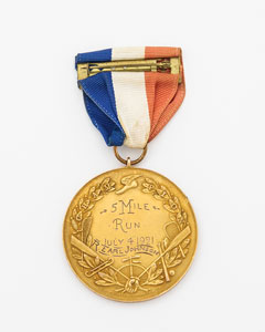 Lot #9026 R. Earl Johnson’s Pair of 1921 and 1922 Amateur Athletic Union Medals - Image 2