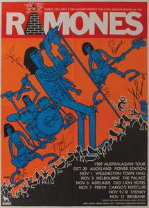 Lot #543 Ramones Australia and New Zealand 1989